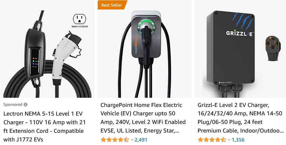 EV Parts - where to get ev car parts charger and accessories